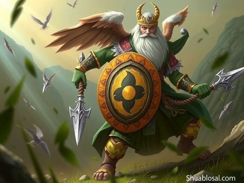 Nature Shield Warrior Elemental Combat